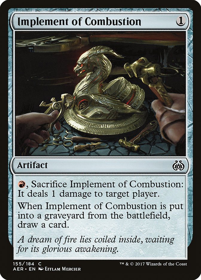 Implement of Combustion [Aether Revolt] | Exor Games New Glasgow