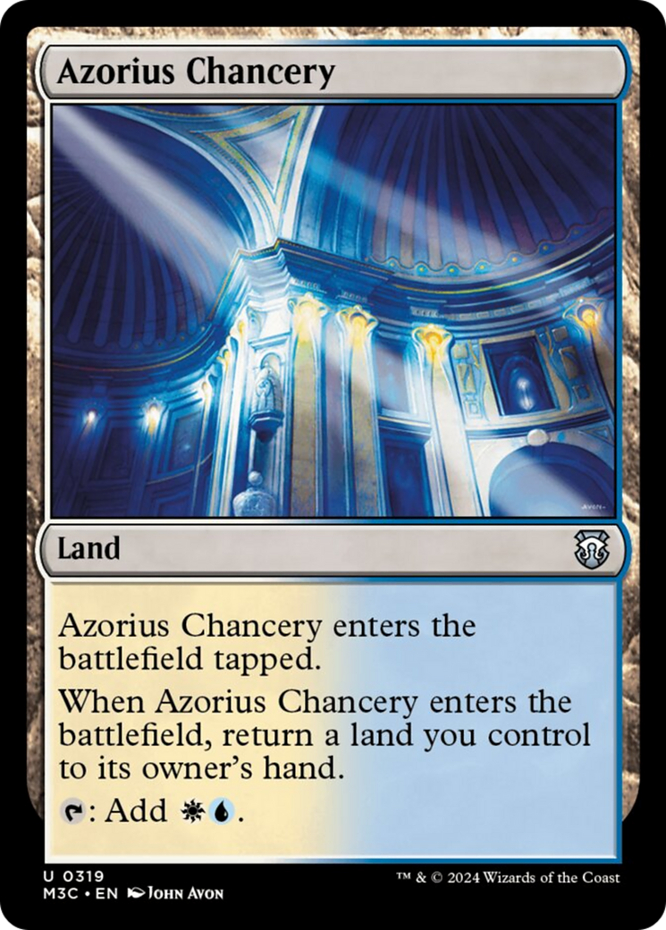 Azorius Chancery [Modern Horizons 3 Commander] | Exor Games New Glasgow