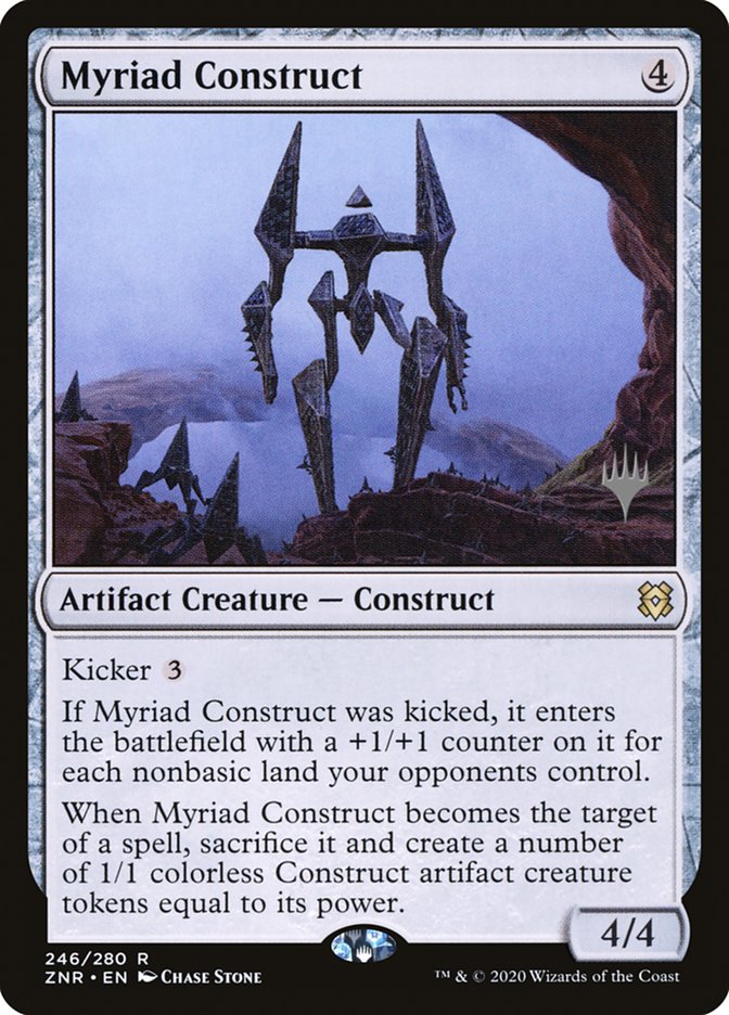 Myriad Construct (Promo Pack) [Zendikar Rising Promos] | Exor Games New Glasgow