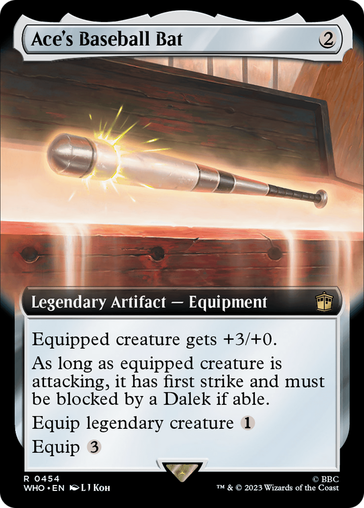 Ace's Baseball Bat (Extended Art) [Doctor Who] | Exor Games New Glasgow