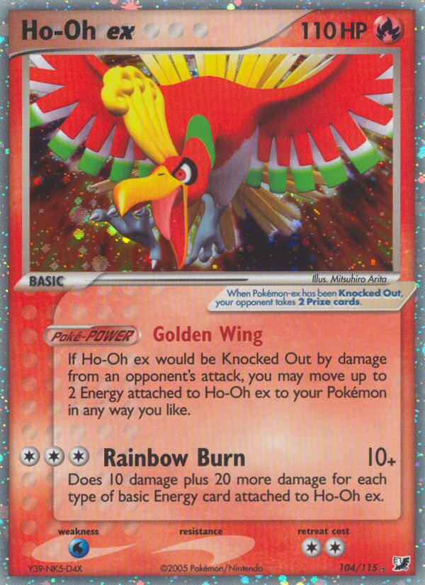 Ho-Oh ex (104/115) [EX: Unseen Forces] | Exor Games New Glasgow