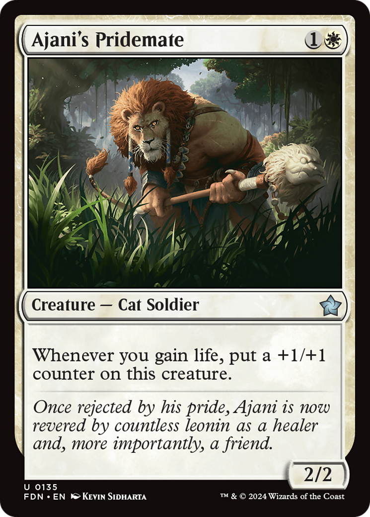 Ajani's Pridemate [Foundations] | Exor Games New Glasgow