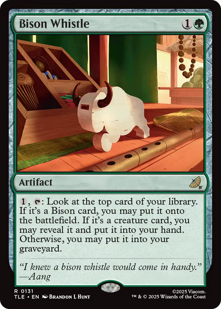 Bison Whistle [Avatar: The Last Airbender: Eternal-Legal] | Exor Games New Glasgow