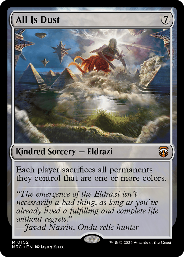All Is Dust (Ripple Foil) [Modern Horizons 3 Commander] | Exor Games New Glasgow