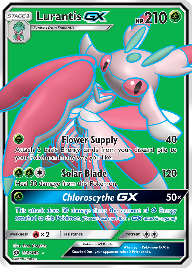 Lurantis GX (138/149) [Sun & Moon: Base Set] | Exor Games New Glasgow