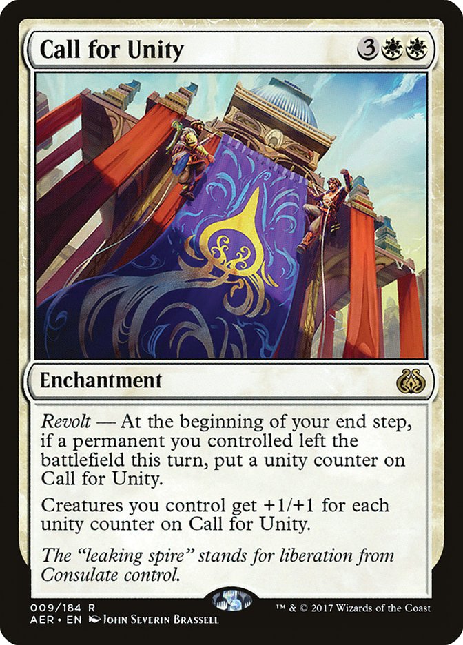 Call for Unity [Aether Revolt] | Exor Games New Glasgow