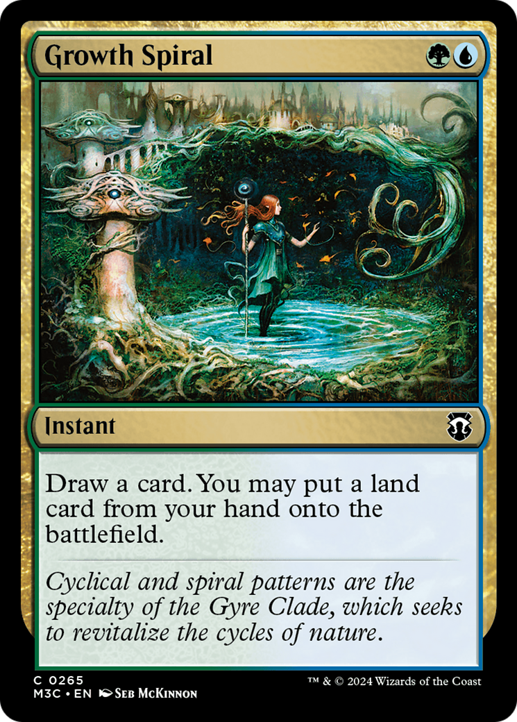 Growth Spiral (Ripple Foil) [Modern Horizons 3 Commander] | Exor Games New Glasgow