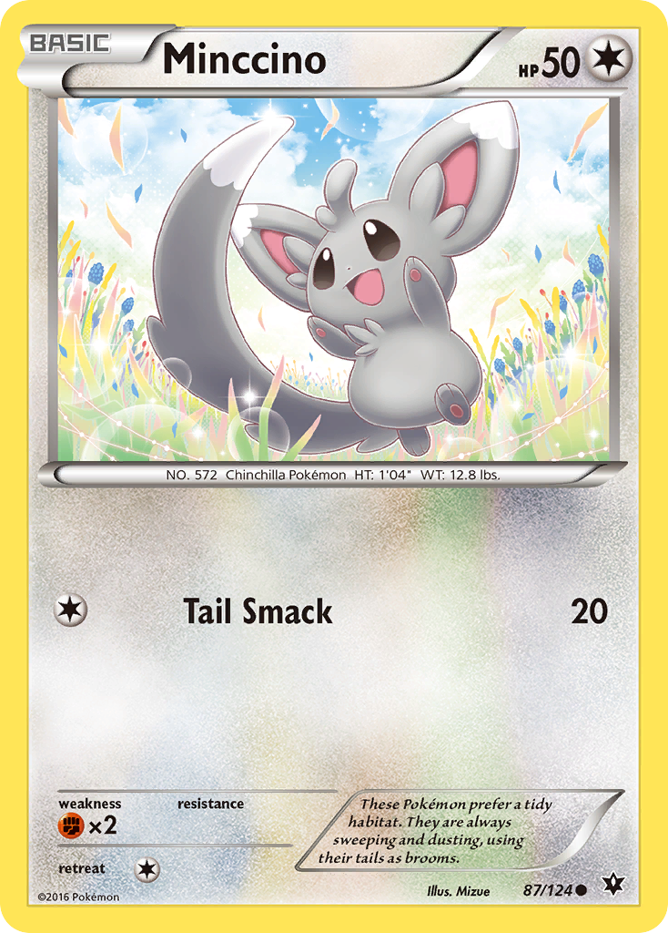 Minccino (87/124) [XY: Fates Collide] | Exor Games New Glasgow