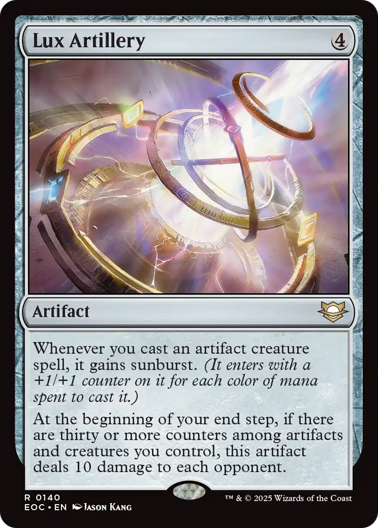 Lux Artillery [Edge of Eternities Commander] | Exor Games New Glasgow