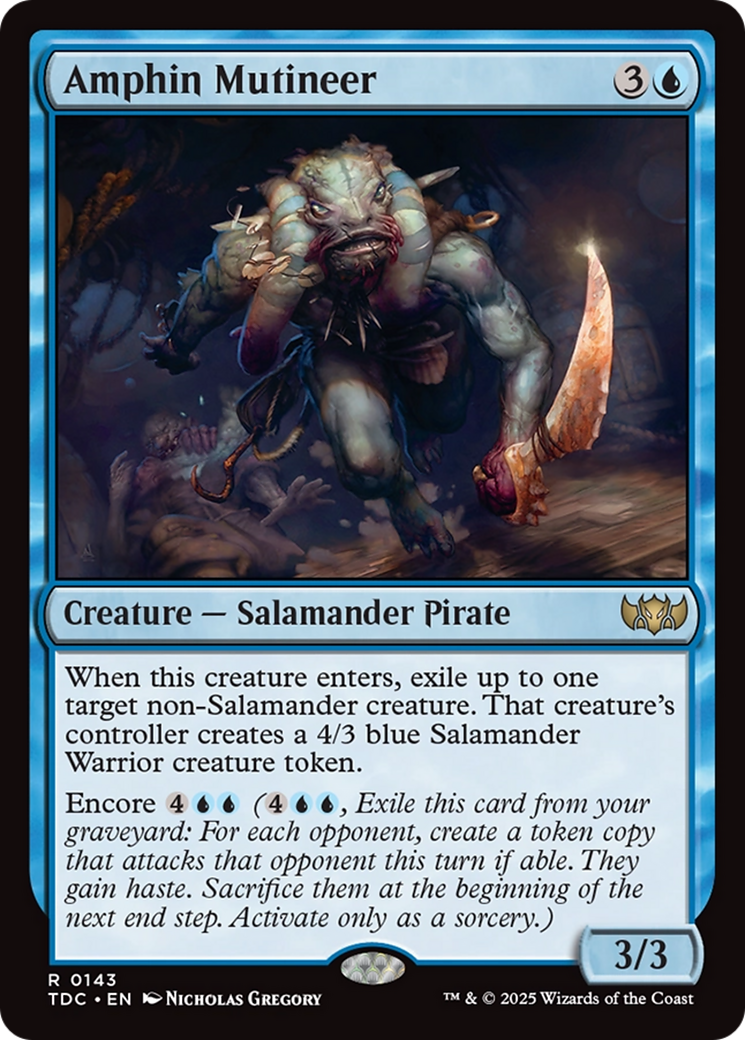 Amphin Mutineer [Tarkir: Dragonstorm Commander] | Exor Games New Glasgow