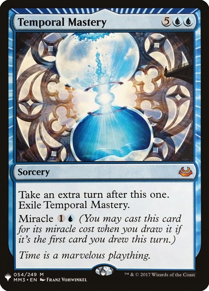 Temporal Mastery [Mystery Booster] | Exor Games New Glasgow