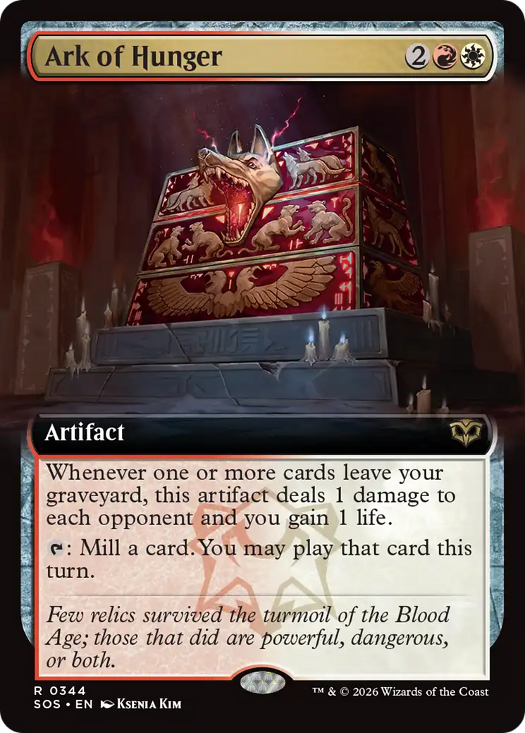 Ark of Hunger (Extended Art) [Secrets of Strixhaven] | Exor Games New Glasgow