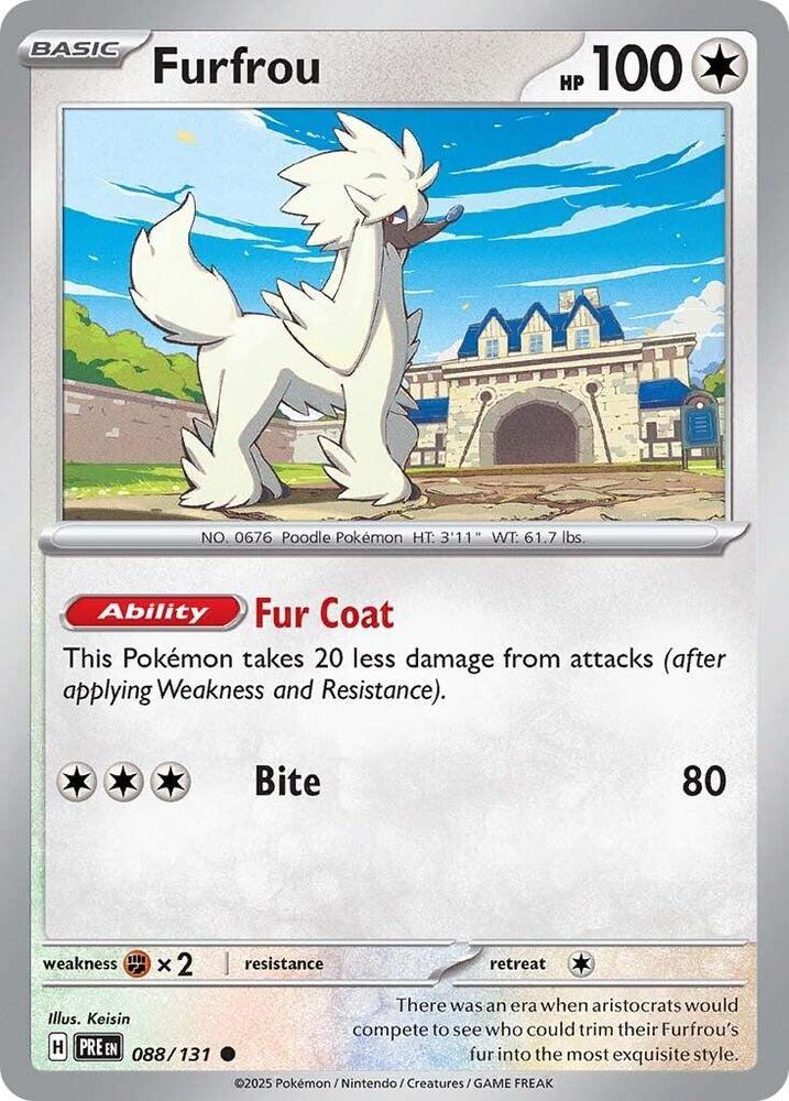 Furfrou (088/131) [Scarlet & Violet: Prismatic Evolutions] | Exor Games New Glasgow
