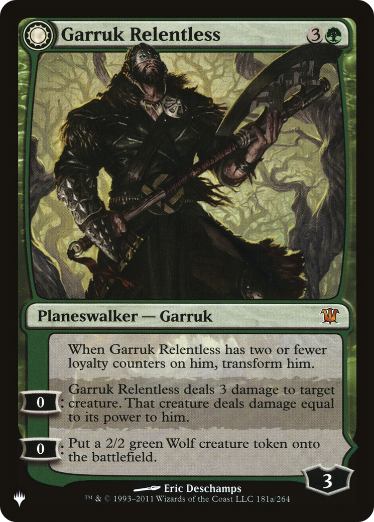 Garruk Relentless // Garruk, the Veil-Cursed [Secret Lair: From Cute to Brute] | Exor Games New Glasgow