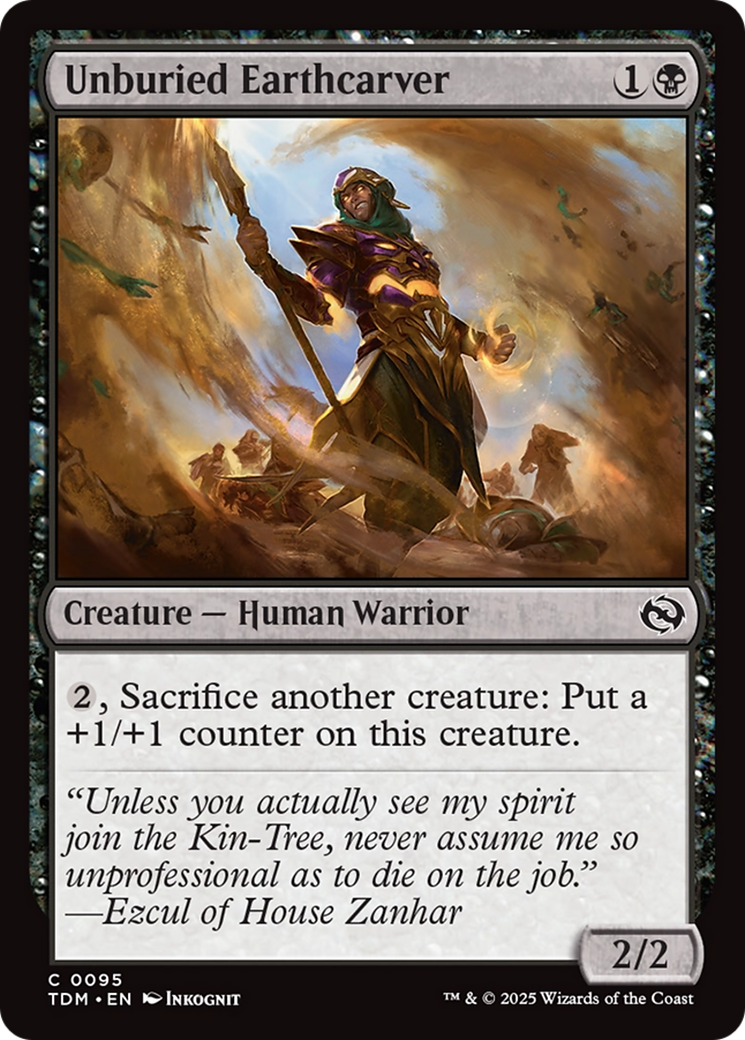 Unburied Earthcarver [Tarkir: Dragonstorm] | Exor Games New Glasgow