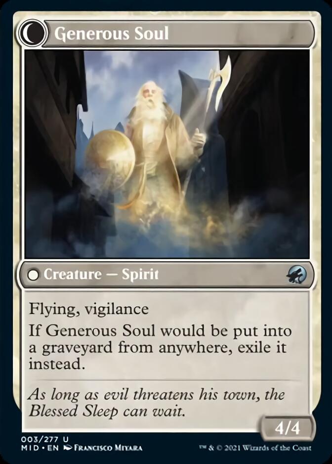 Beloved Beggar // Generous Soul [Innistrad: Midnight Hunt] | Exor Games New Glasgow
