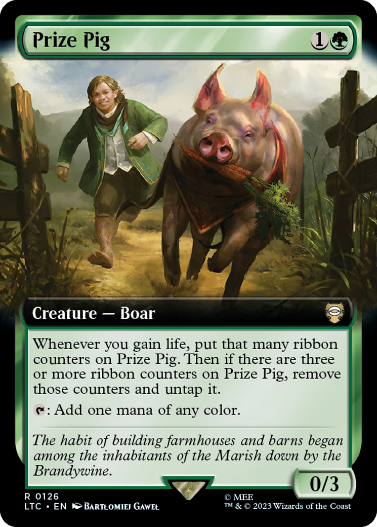 Prize Pig (Extended Art) [The Lord of the Rings: Tales of Middle-Earth Commander] | Exor Games New Glasgow