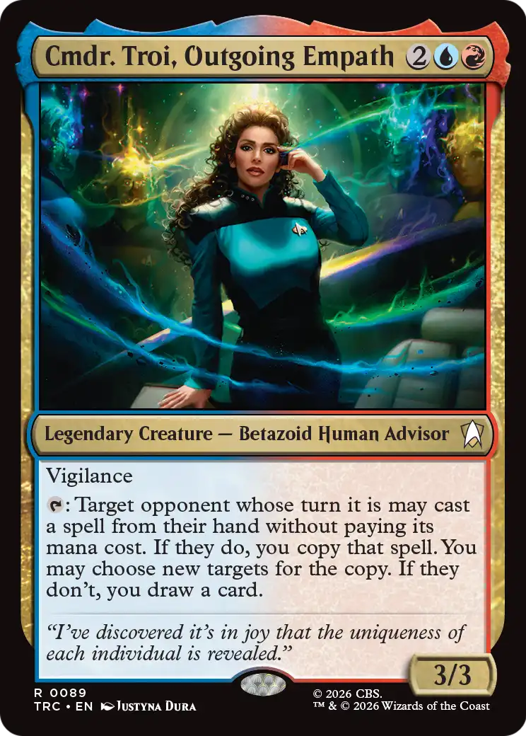 Cmdr. Troi, Outgoing Empath [Star Trek Commander] | Exor Games New Glasgow