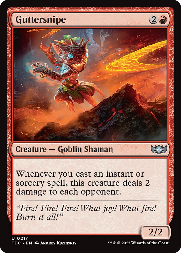 Guttersnipe [Tarkir: Dragonstorm Commander] | Exor Games New Glasgow
