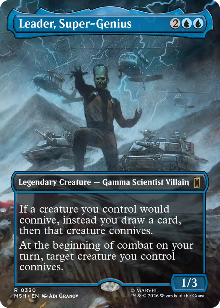 Leader, Super-Genius (Borderless) [Marvel Super Heroes] | Exor Games New Glasgow