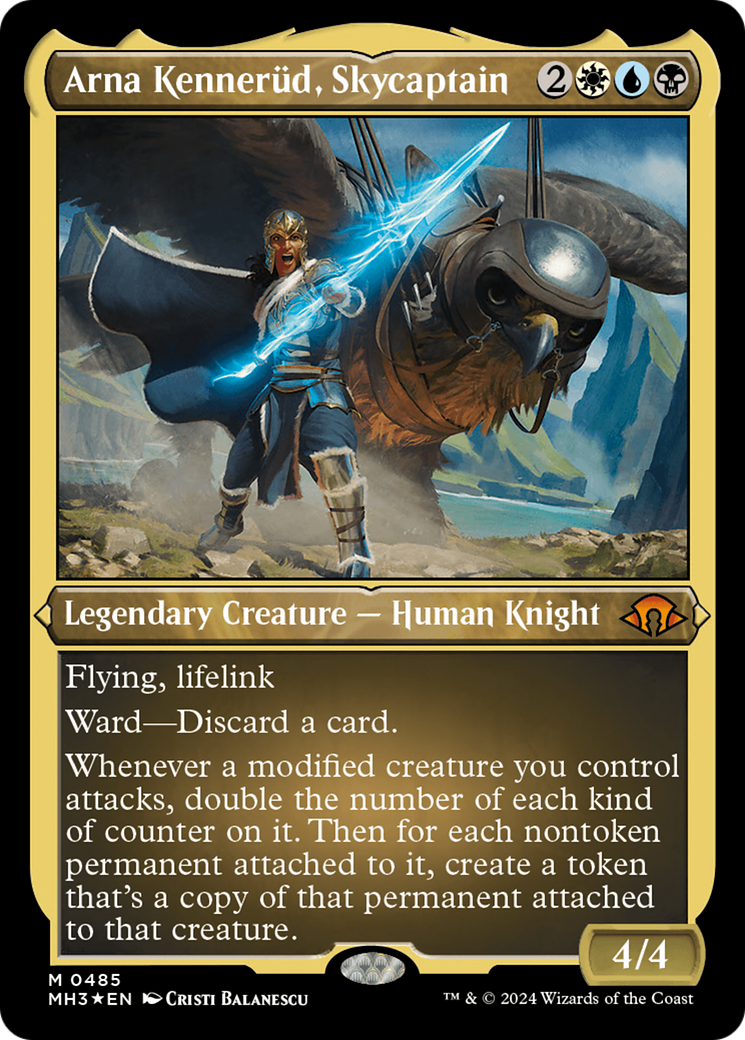 Arna Kennerud, Skycaptain (Foil Etched) [Modern Horizons 3] | Exor Games New Glasgow