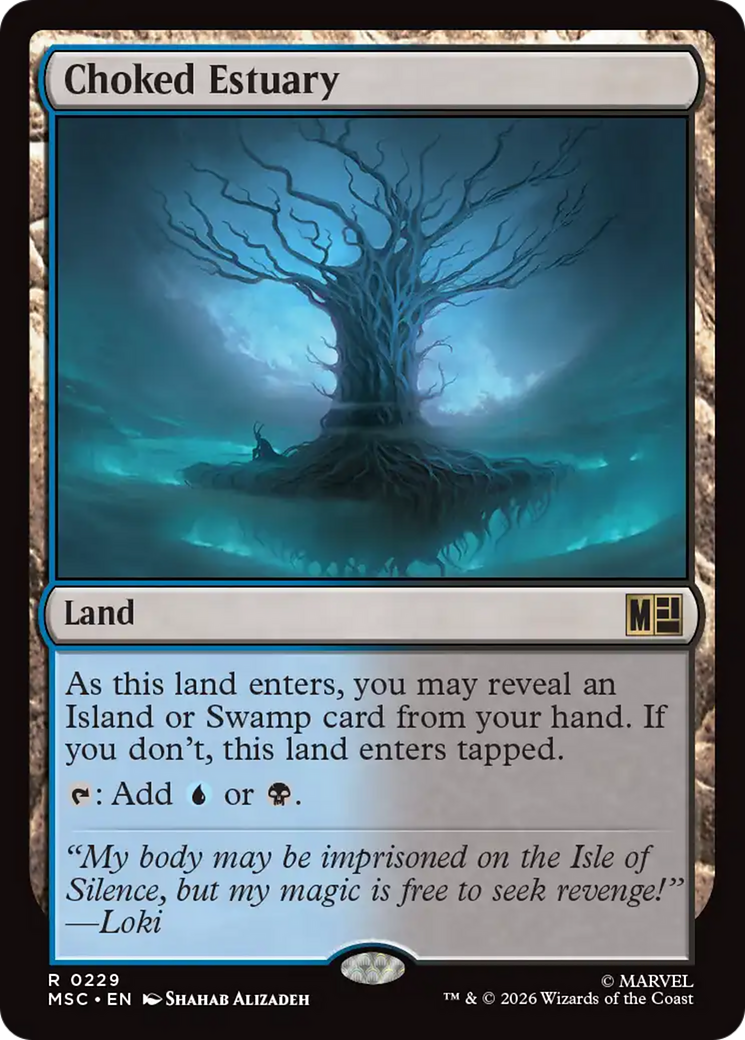 Choked Estuary (Surge Foil) [Marvel Super Heroes Commander] | Exor Games New Glasgow