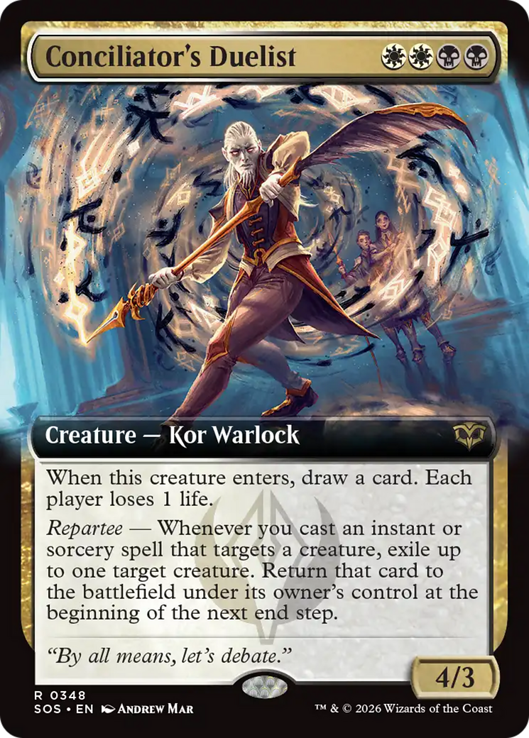 Conciliator's Duelist (Extended Art) [Secrets of Strixhaven] | Exor Games New Glasgow