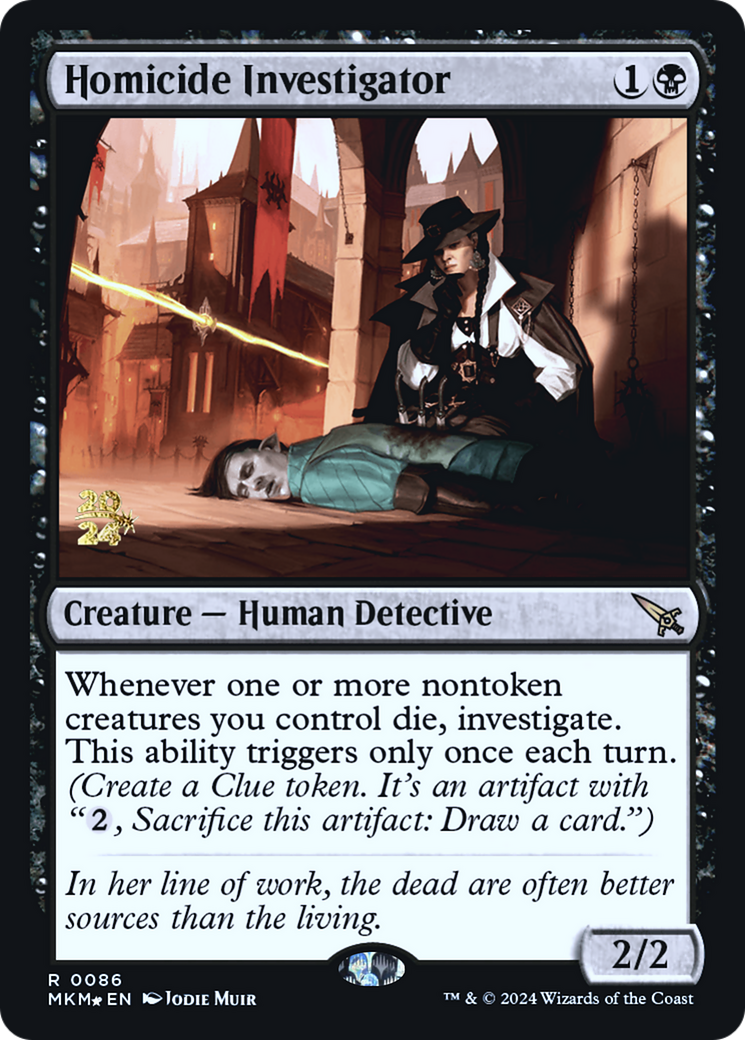 Homicide Investigator [Murders at Karlov Manor Prerelease Promos] | Exor Games New Glasgow