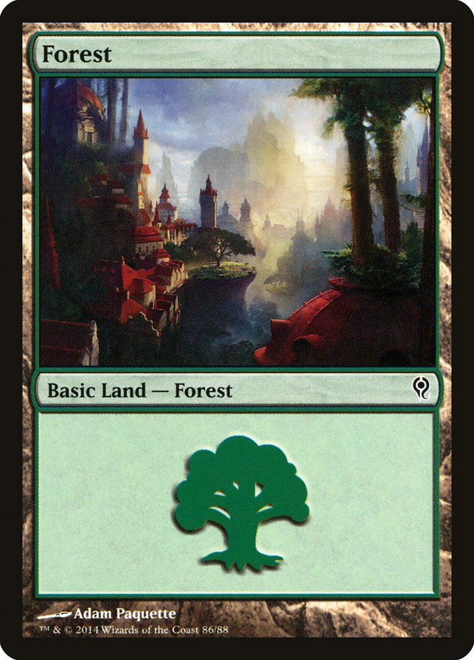 Forest (86) [Duel Decks: Jace vs. Vraska] | Exor Games New Glasgow