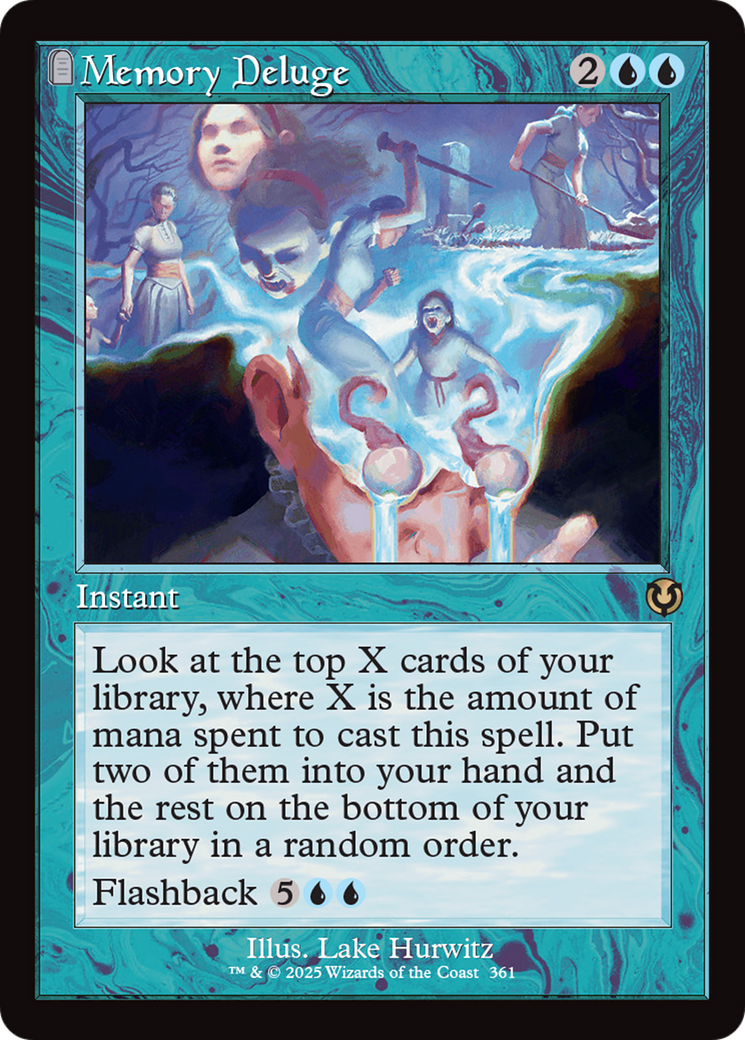 Memory Deluge (Retro Frame) [Innistrad Remastered] | Exor Games New Glasgow