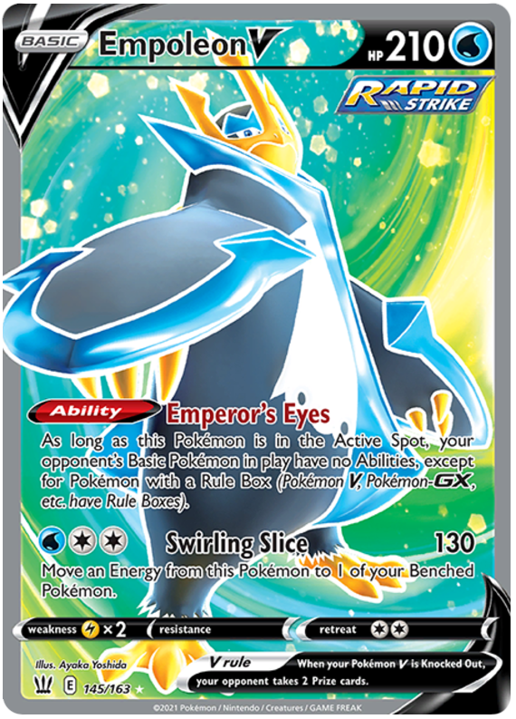 Empoleon V (145/163) [Sword & Shield: Battle Styles] | Exor Games New Glasgow