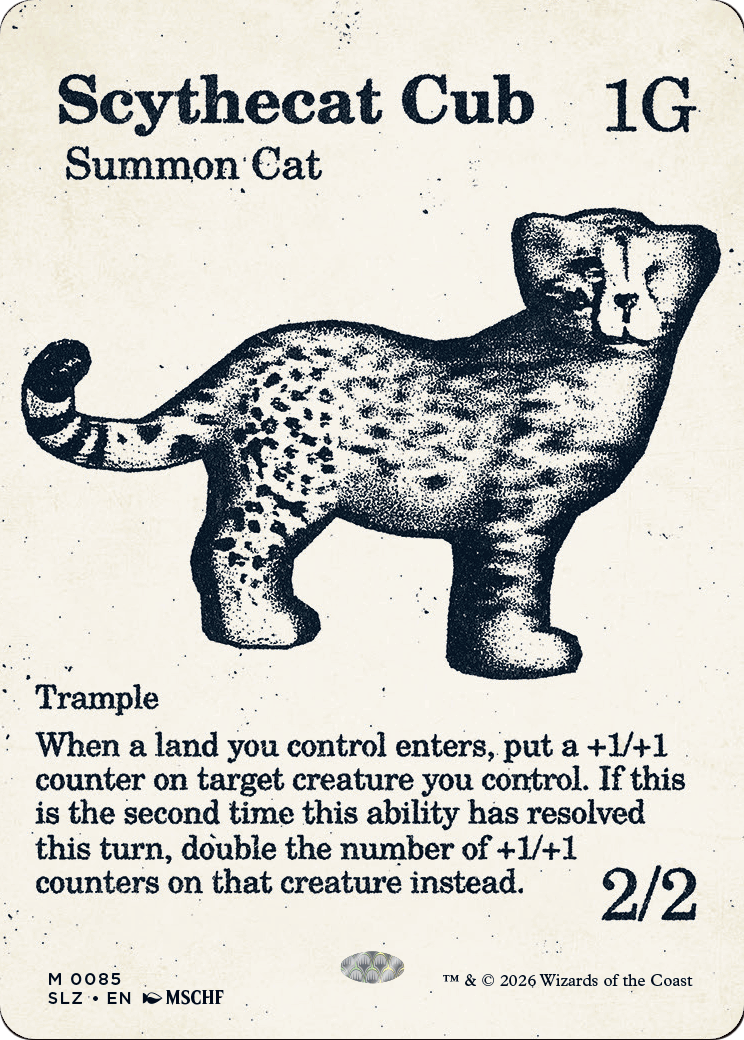 Scythecat Cub (0085) [Secret Lair x MSCHF: The Zeta Set] | Exor Games New Glasgow