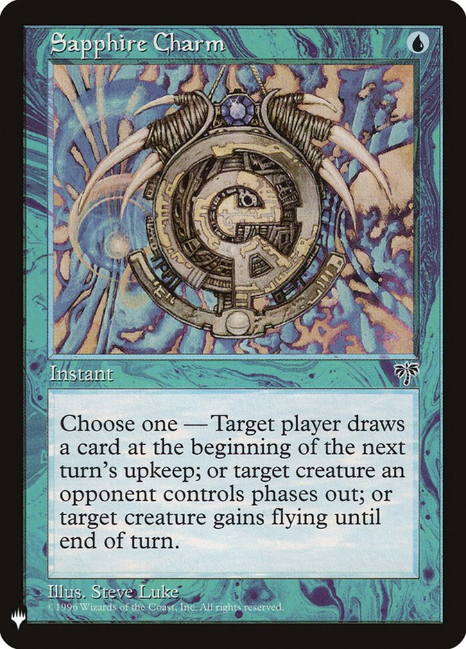 Sapphire Charm [Mystery Booster] | Exor Games New Glasgow