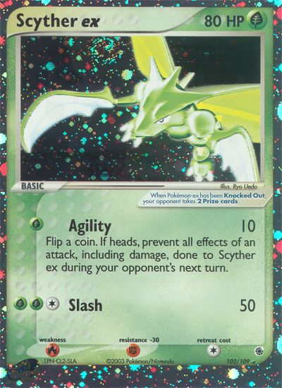 Scyther ex (102/109) [EX: Ruby & Sapphire] | Exor Games New Glasgow