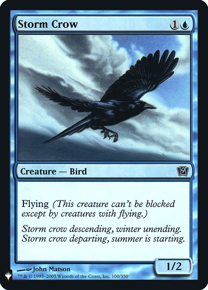 Storm Crow [Mystery Booster] | Exor Games New Glasgow