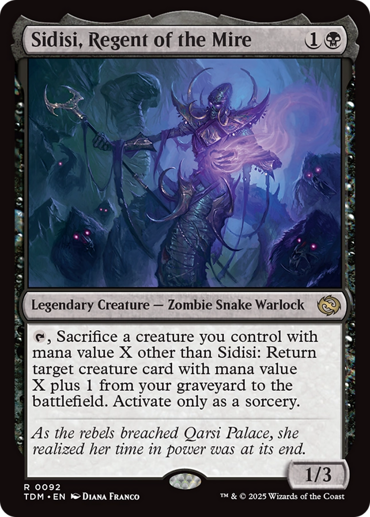 Sidisi, Regent of the Mire [Tarkir: Dragonstorm] | Exor Games New Glasgow