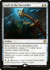 Staff of the Storyteller [Phyrexia: All Will Be One Commander] | Exor Games New Glasgow