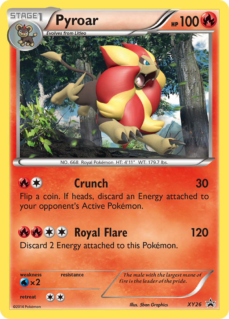 Pyroar (XY26) [XY: Black Star Promos] | Exor Games New Glasgow