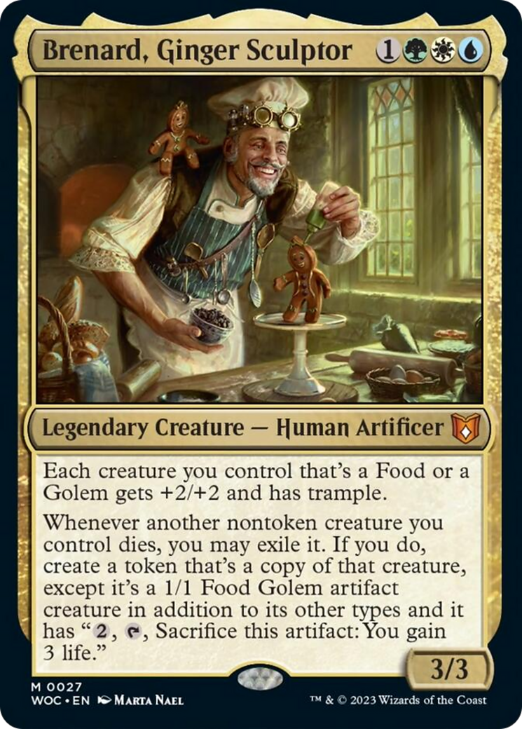 Brenard, Ginger Sculptor [Wilds of Eldraine Commander] | Exor Games New Glasgow