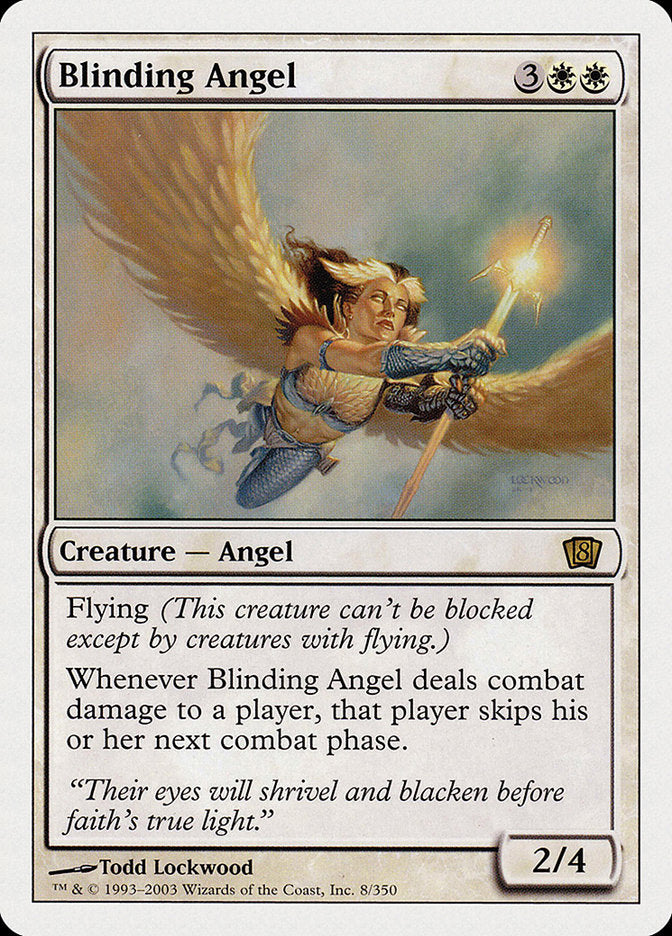 Blinding Angel (8th Edition) [Oversize Cards] | Exor Games New Glasgow