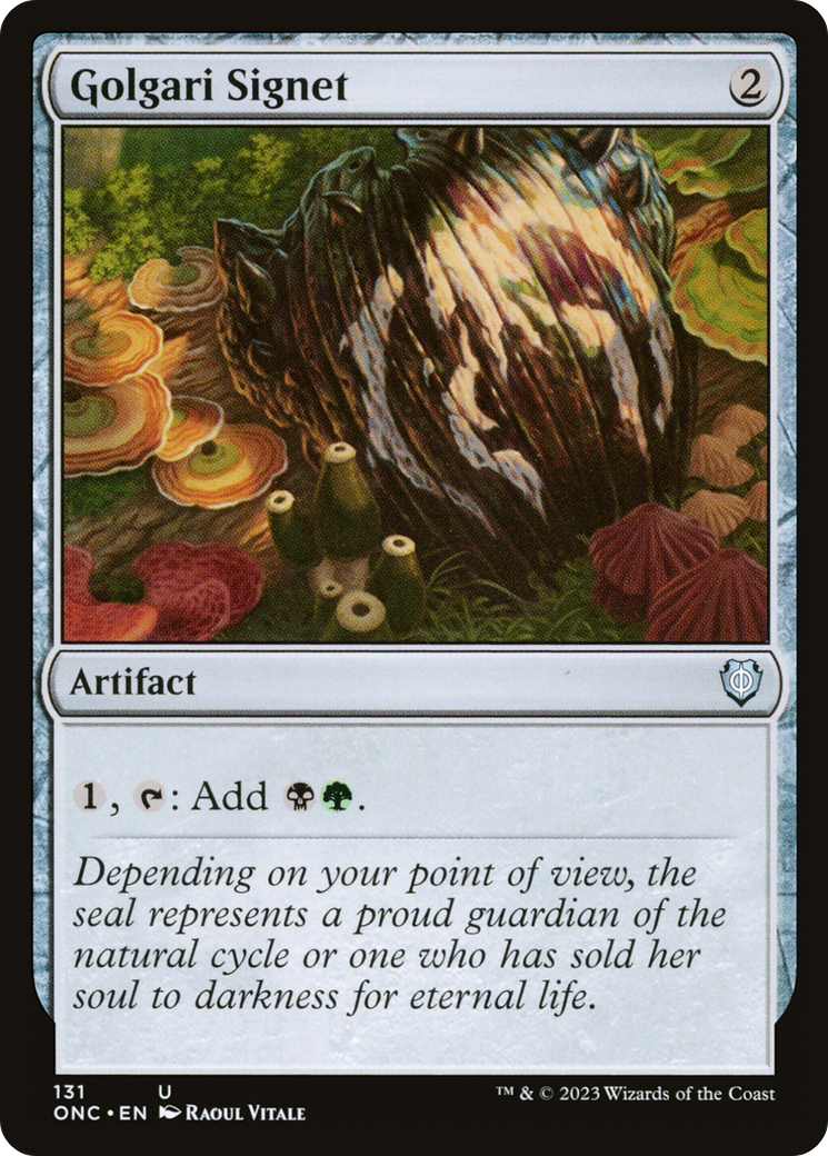 Golgari Signet [Phyrexia: All Will Be One Commander] | Exor Games New Glasgow