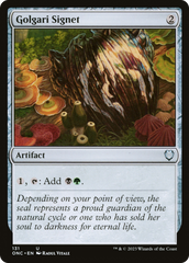 Golgari Signet [Phyrexia: All Will Be One Commander] | Exor Games New Glasgow