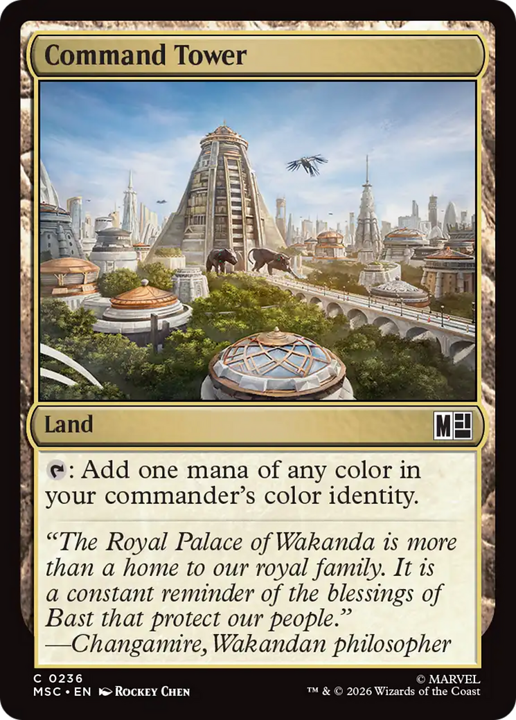 Command Tower (0236) (Surge Foil) [Marvel Super Heroes Commander] | Exor Games New Glasgow