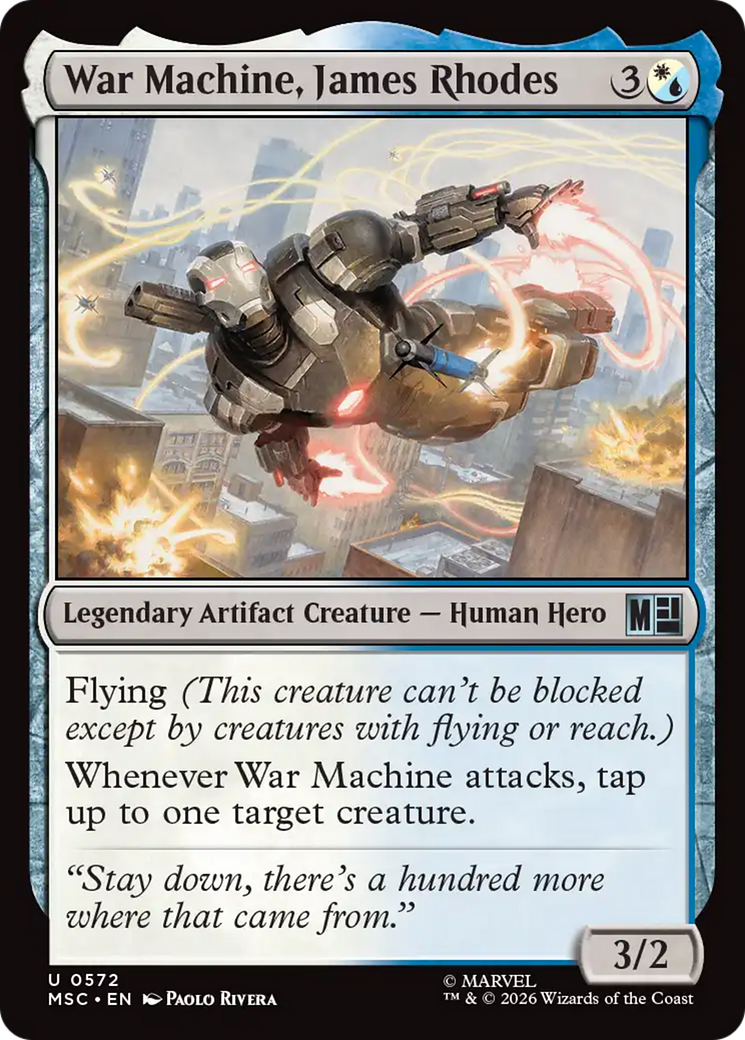 War Machine, Avenging Arsenal (Surge Foil) [Marvel Super Heroes Commander] | Exor Games New Glasgow