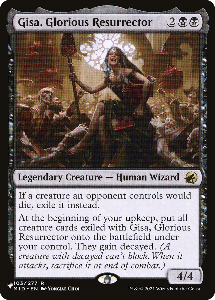 Gisa, Glorious Resurrector [The List] | Exor Games New Glasgow