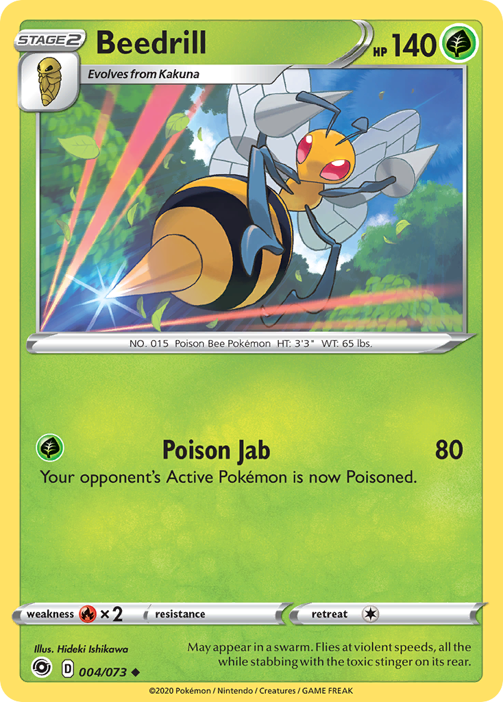 Beedrill (004/073) [Sword & Shield: Champion's Path] | Exor Games New Glasgow