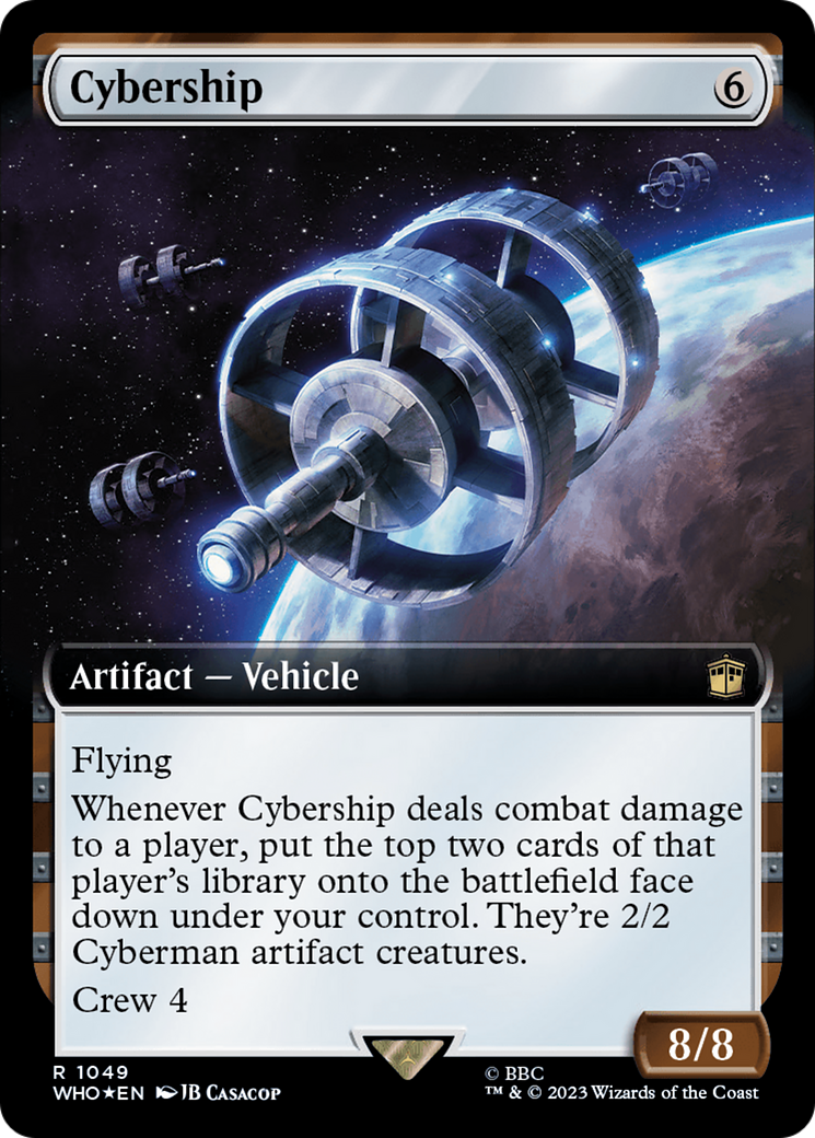 Cybership (Extended Art) (Surge Foil) [Doctor Who] | Exor Games New Glasgow