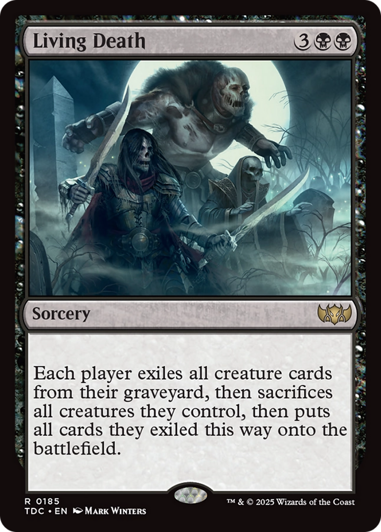 Living Death [Tarkir: Dragonstorm Commander] | Exor Games New Glasgow