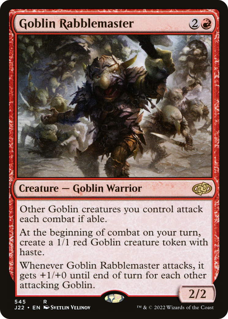 Goblin Rabblemaster [Jumpstart 2022] | Exor Games New Glasgow