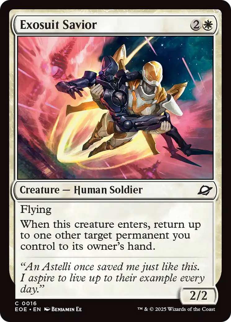 Exosuit Savior [Edge of Eternities] | Exor Games New Glasgow
